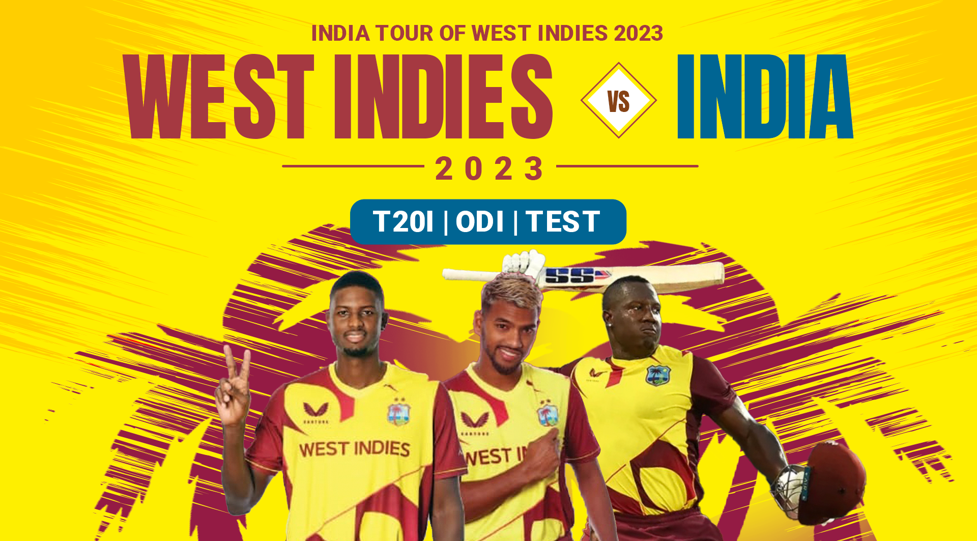 india tour of west indies live channel